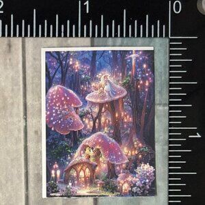 🌀10/$10🌀 Enchanted Fairy Tale Cottage Reusable Sticker Decal